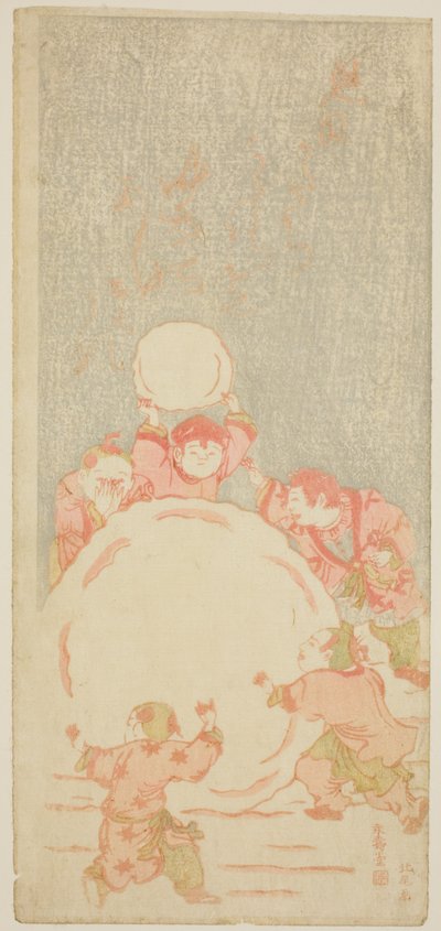 Le Grand Bonhomme de Neige - Kitao Shigemasa