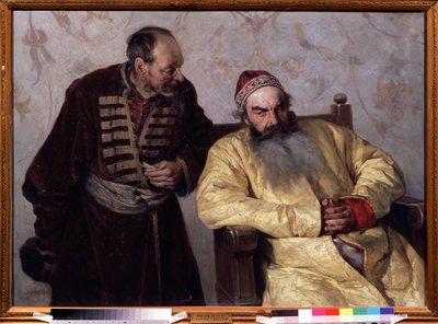 Une dénonciation au Boyard - Klavdiy Vasilievich Lebedev
