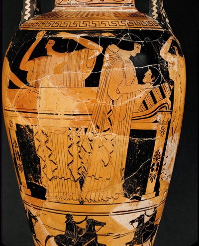 Prothèse, mise en place du cadavre ... - Kleophrades Painter (fl.500 475 BC)