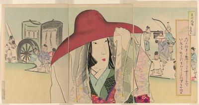 Sei Shonagon, de la série Motifs anciens (Kodai moyo) - Kobayashi Kiyochika