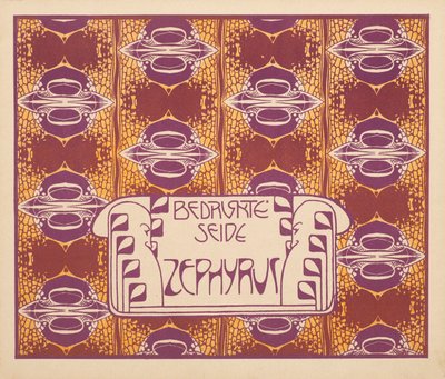 Zephyr en soie imprimée, 1901 - Koloman Moser