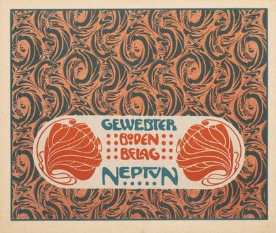 Revêtement de Sol Tissé Neptune, 1901 - Koloman Moser