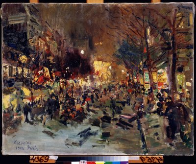 Grand Boulevard à Paris - Konstantin Alekseevich Korovin