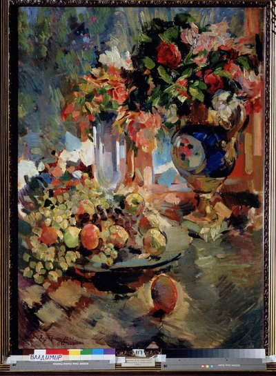 Nature morte au vase bleu - Konstantin Alekseevich Korovin