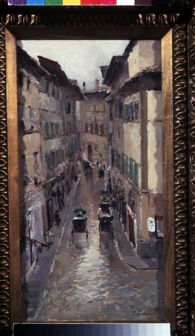 Pluie à Florence - Konstantin Alekseevich Korovin