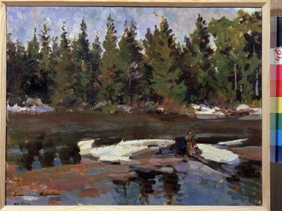 Printemps. Paysage, rives d