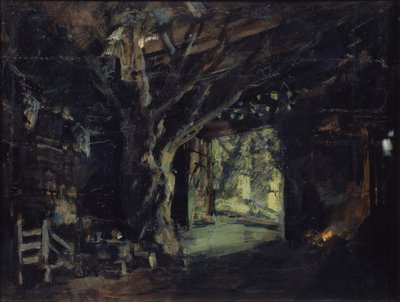 Décor de scène pour l