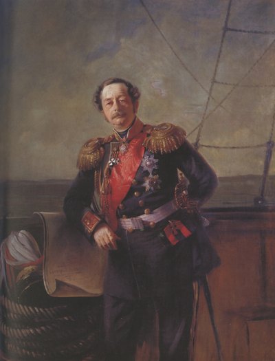 Portrait du comte Nikolaï Nikolaïevitch Mouraviov-Amourski 1809-1881, 1863 - Konstantin Egorovich Makovsky