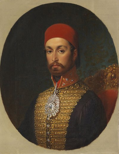 Portrait du sultan Abdülmecid I, vers 1846 - Konstantin Johann Franz Cretius