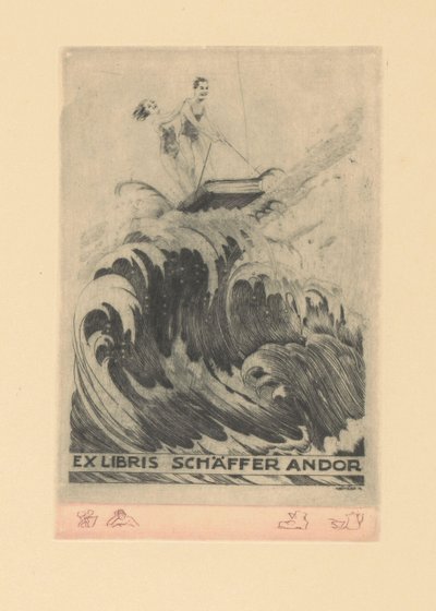 Ex libris de Andor Schäffer - Kornél Révész