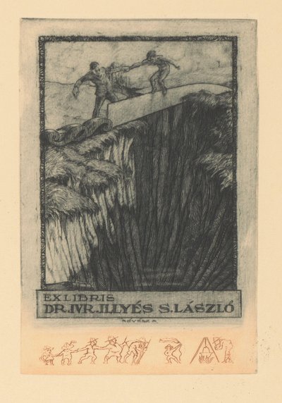 Ex libris de Sándor László Illyés - Kornél Révész