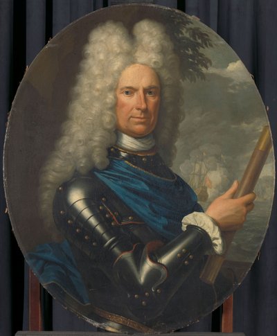 Portrait du contre-amiral Arent van Buren - Krzyztof (1659-1729) Lubieniecki