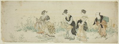 Cueillir des fleurs de printemps - Kubo Shunman