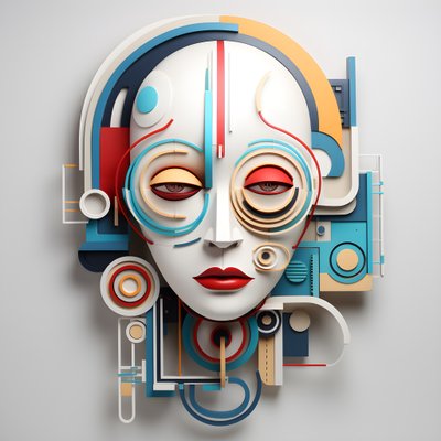 une sculpture 3D d
