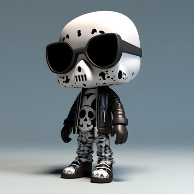 Chibi petit squelette 3 - Kurt Heppke