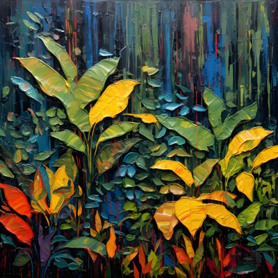 une jungle colorée et pluvieuse 1 - Kurt Heppke