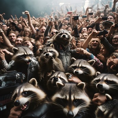 une horde de ratons laveurs à un concert de rock 3 - Kurt Heppke