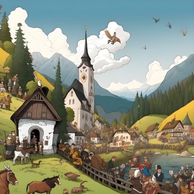 Autriche, dessin animé 1 - Kurt Heppke