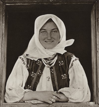 Roumanie : Oncesti, à la fenêtre - Kurt Hielscher