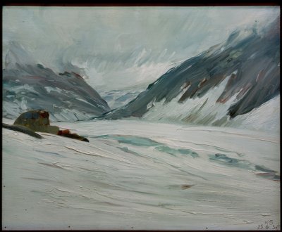 Djupvand med sne - Kurt Schwitters