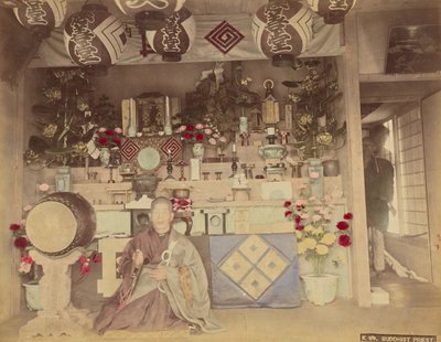 Prêtre bouddhiste - Kusakabe Kimbei