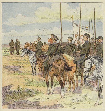 Le général Kouropatkine inspecte les principales positions - L. Malespine