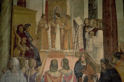 Scène chorale, de la vie de Saint Benoît - L. Signorelli