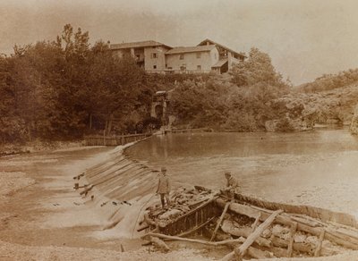 Album de la Première Guerre mondiale en Frioul-Vénétie Julienne : la rivière Natisone à Premariacco, Udine, Italie - L. Verdiani