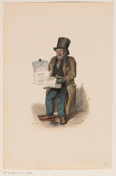 Vendeur de journaux - Laireille