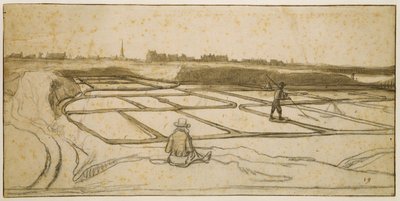 Exploitation du sel à Le Croisic, 1645 - Lambert Doomer
