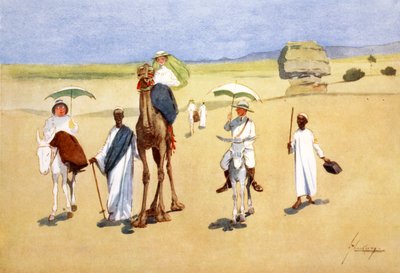Autour des Pyramides, 1908 - Lance Thackeray