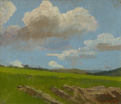 Paysage avec nuages - Laszlo Mednyanszky