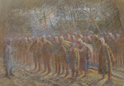 Les prisonniers de guerre, 1914 - Laszlo Mednyanszky