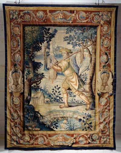 Porteur de gibier, tapisserie de la série Chasses de François Ier - Laurent Guyot