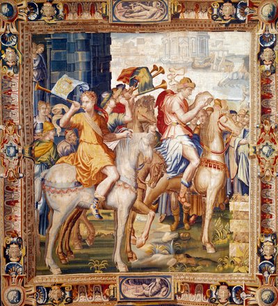Hérauts à cheval. Rideau de l