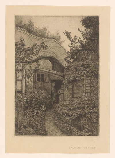 Maison avec homme et femme - Laurent Verwey van Udenhout