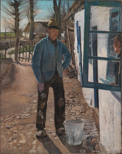 Blanchiment de la vieille maison, 1908 - Laurits Andersen Ring