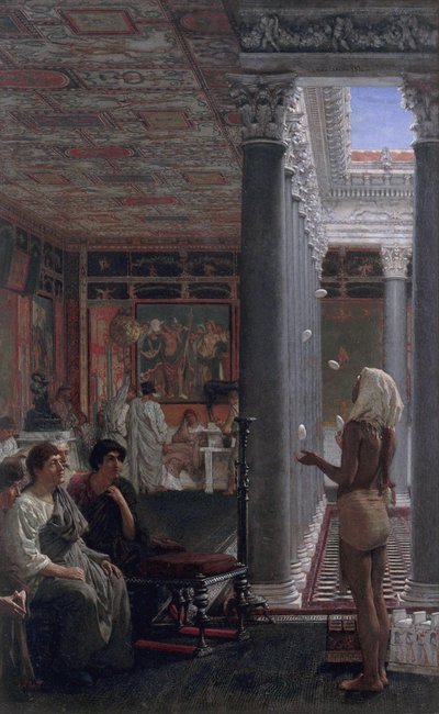 Un jongleur - Lawrence Alma-Tadema