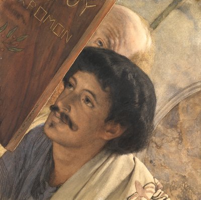 Charles Deschamps, avec Henry Wallace regardant, 1874 - Lawrence Alma Tadema