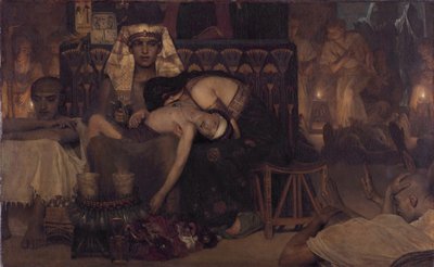 Dutch : Mort du fils premier-né de Pharaon (Ex. 12:29) Mort du fils premier-né de Pharaon (Ex. 12:29) - Lawrence Alma-Tadema