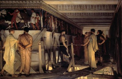Phidias et la frise du Parthénon - Lawrence Alma-Tadema