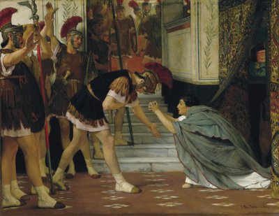 Proclamation de Claude empereur, 1867 - Lawrence Alma Tadema