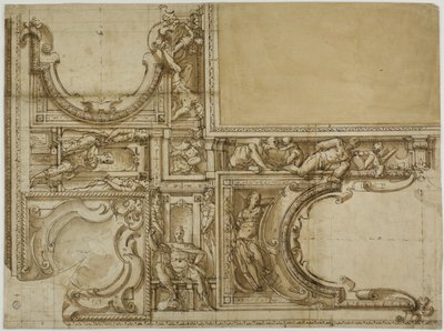 Conception pour une décoration de plafond - Lazzaro Tavarone