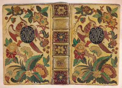 Reliure en mosaïque signée par Le Monnier et portant le monogramme de Maria Josepha de Saxe - Le Monnier