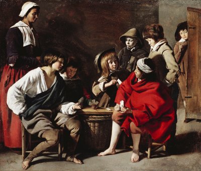 Les jeunes joueurs de cartes - Le Nain Brothers