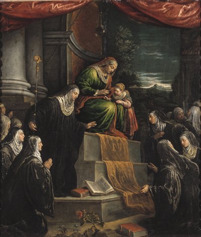 Sainte Anne et la Vierge Marie enfant - Leandro da Ponte Bassano