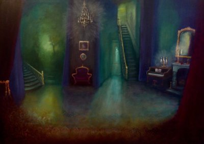 Arsenic et vieilles dentelles, 2024 (huile sur toile) - Lee Campbell