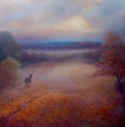 Richmond Park avec vue sur la ville - Lee Campbell