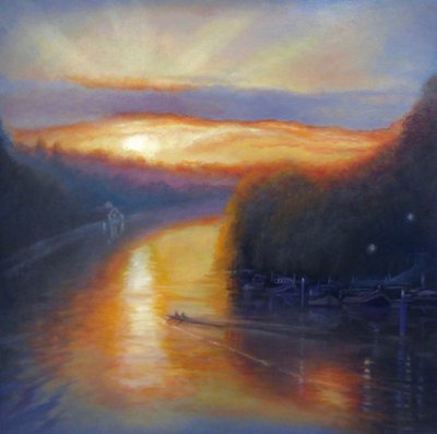 Argent et or, 2024 (huile sur toile) - Lee Campbell