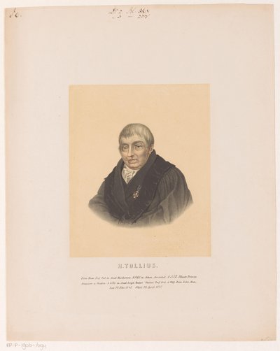 Portrait de Herman Tollius - Leendert Springer (I)